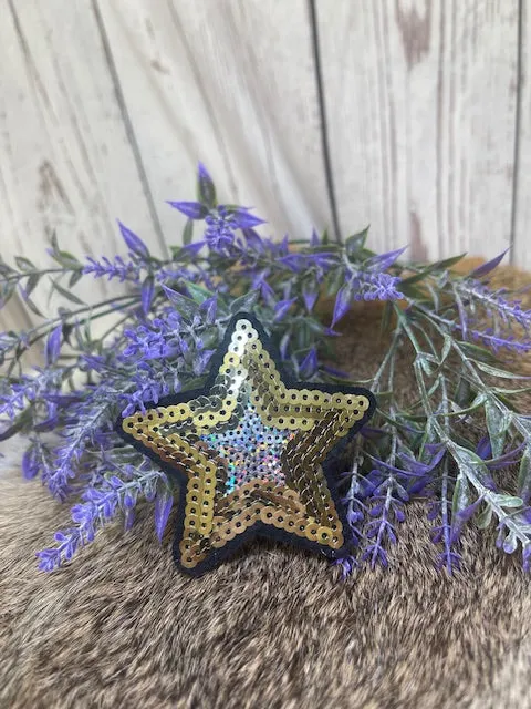 3" Sequin Star  Patch