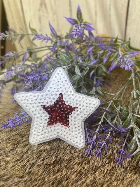 3" Sequin Star  Patch