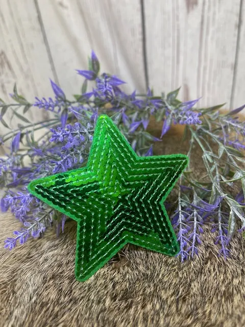 3" Sequin Star  Patch