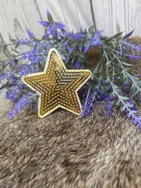 3" Sequin Star  Patch