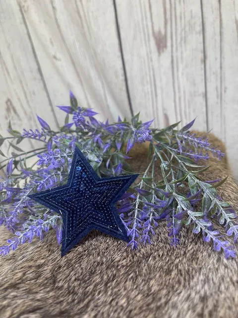 3" Sequin Star  Patch