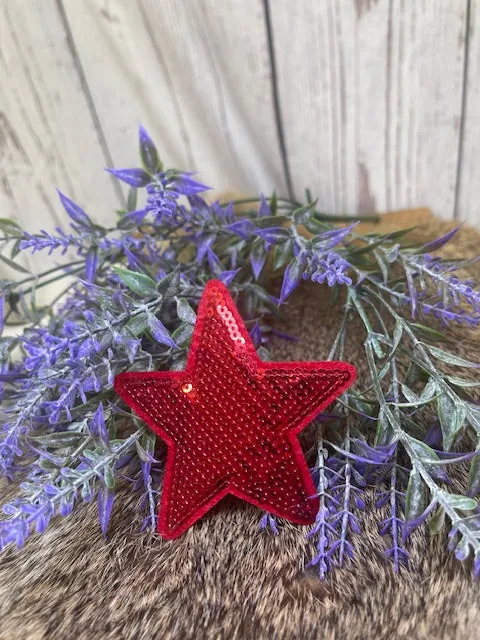 3" Sequin Star  Patch