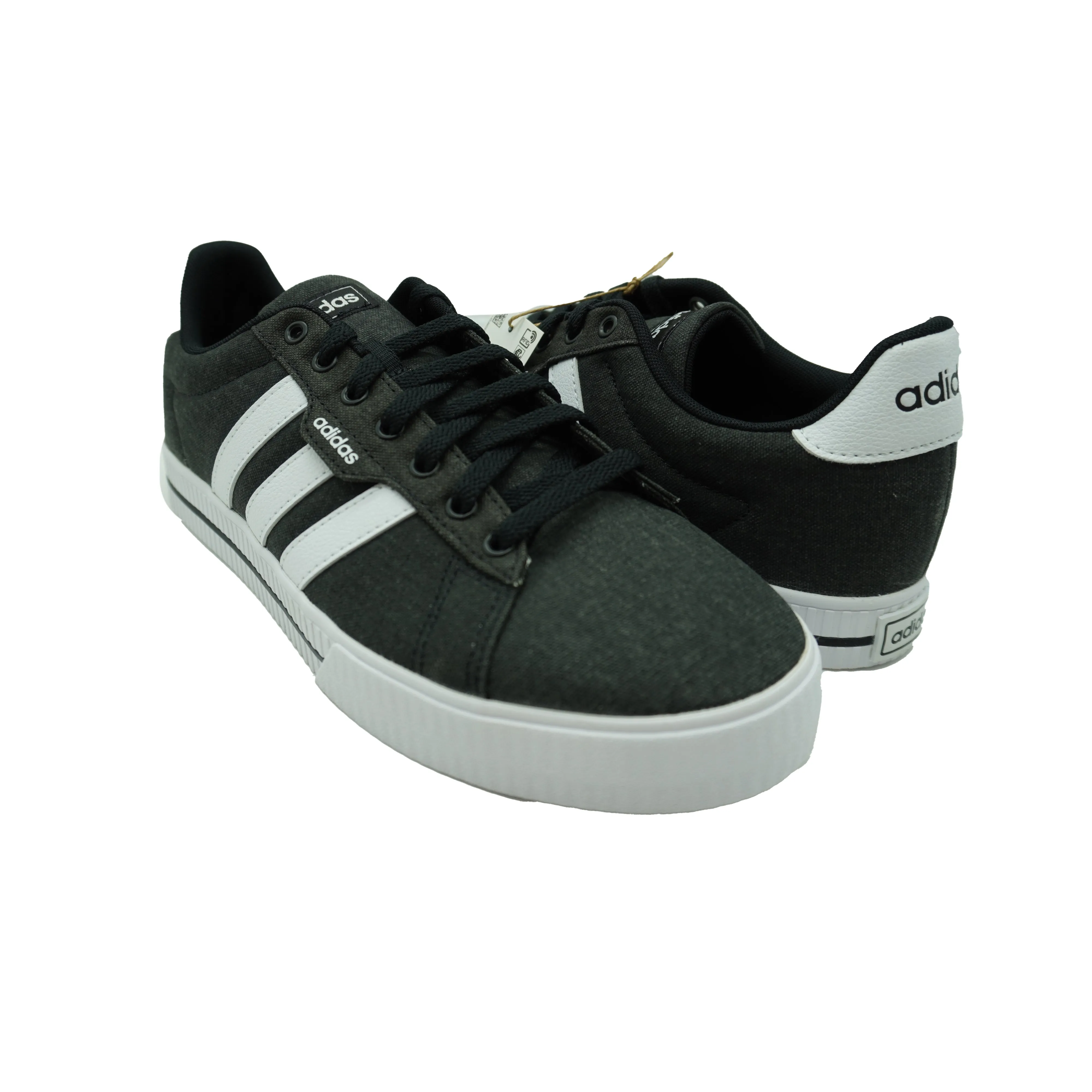 Adidas Men's Daily 3.0 Skate Athletic Shoes Black White Size 10