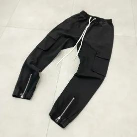 Ankle-Zip Cargo Pants