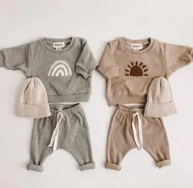 Baby Waffle Cotton Clothing Set