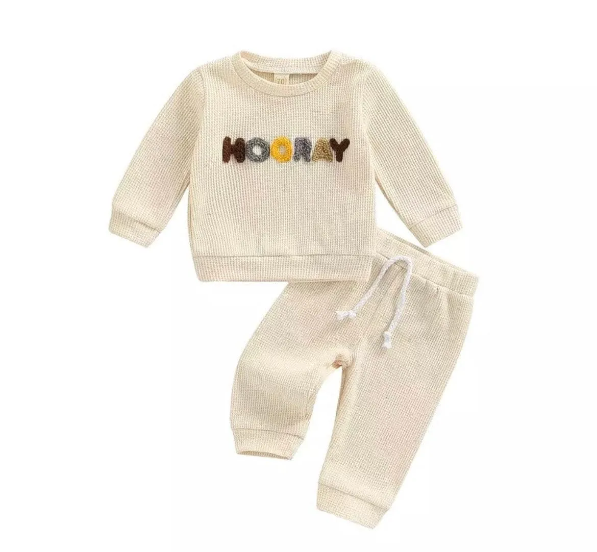 Baby Waffle Cotton Clothing Set