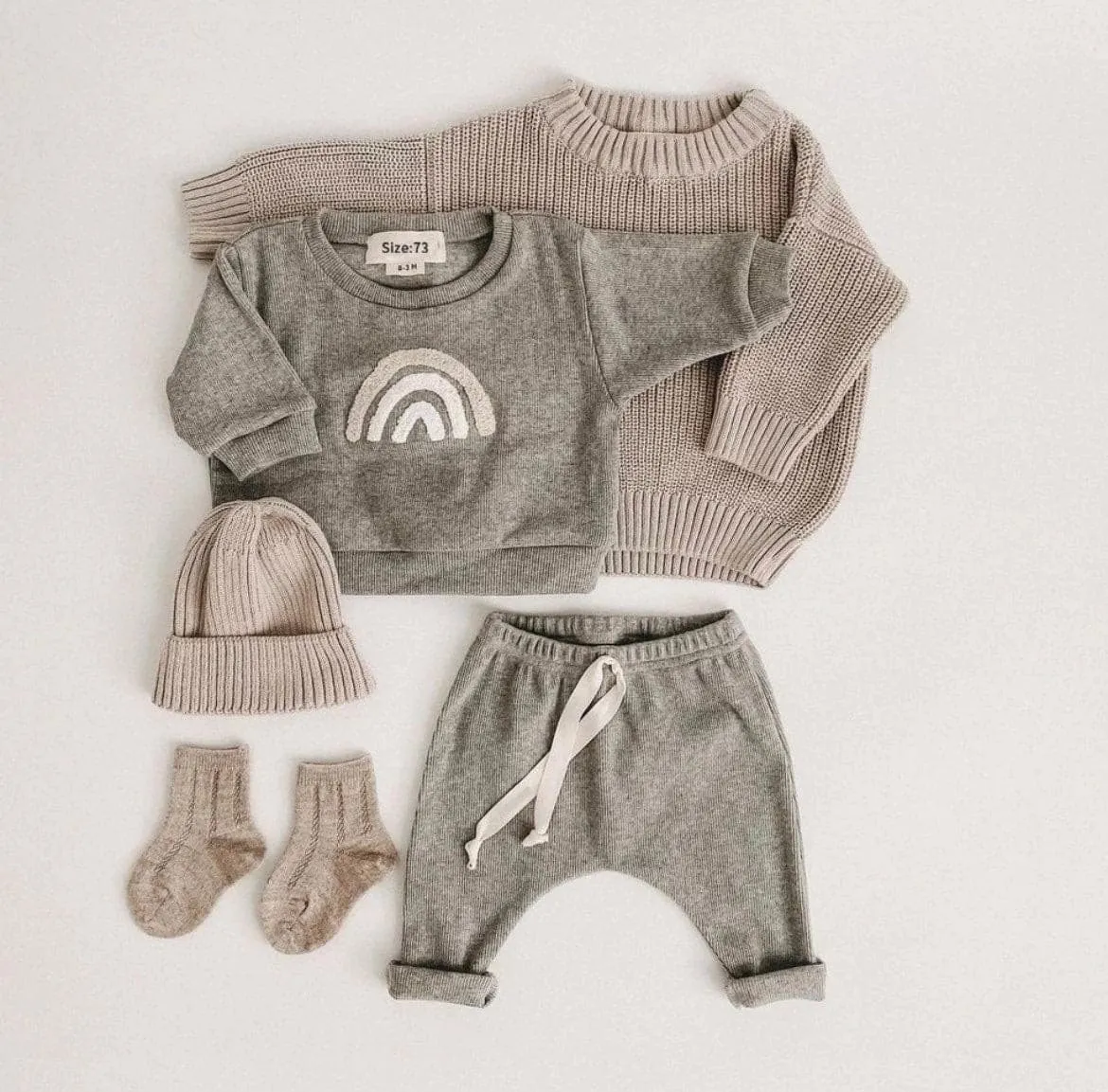 Baby Waffle Cotton Clothing Set