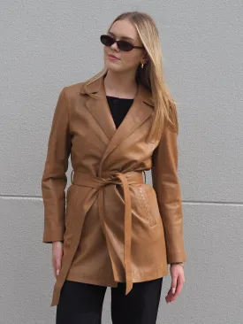 Bronte Wrap Coat | Camel