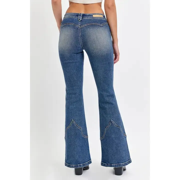 Cello Mid Rise Western Super Flare Tinted