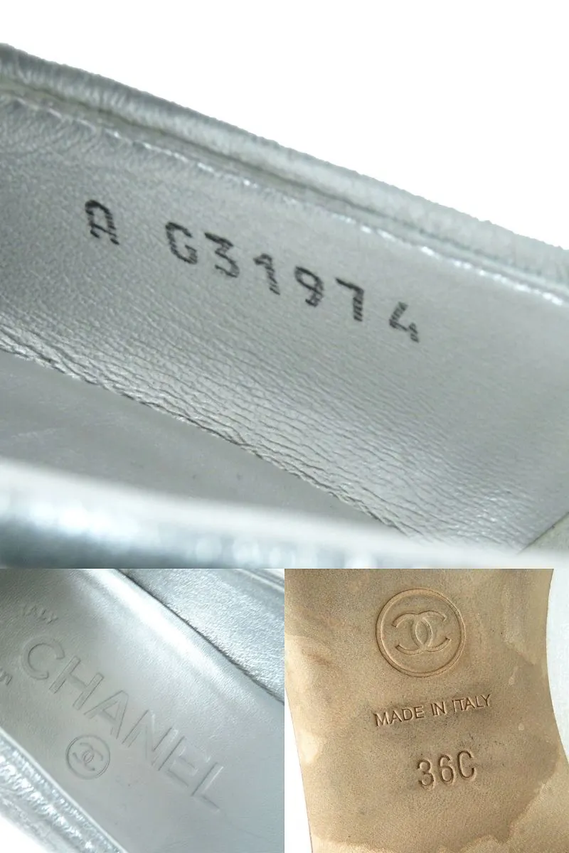 Chanel COCO Mark Leather Loafers Shoes