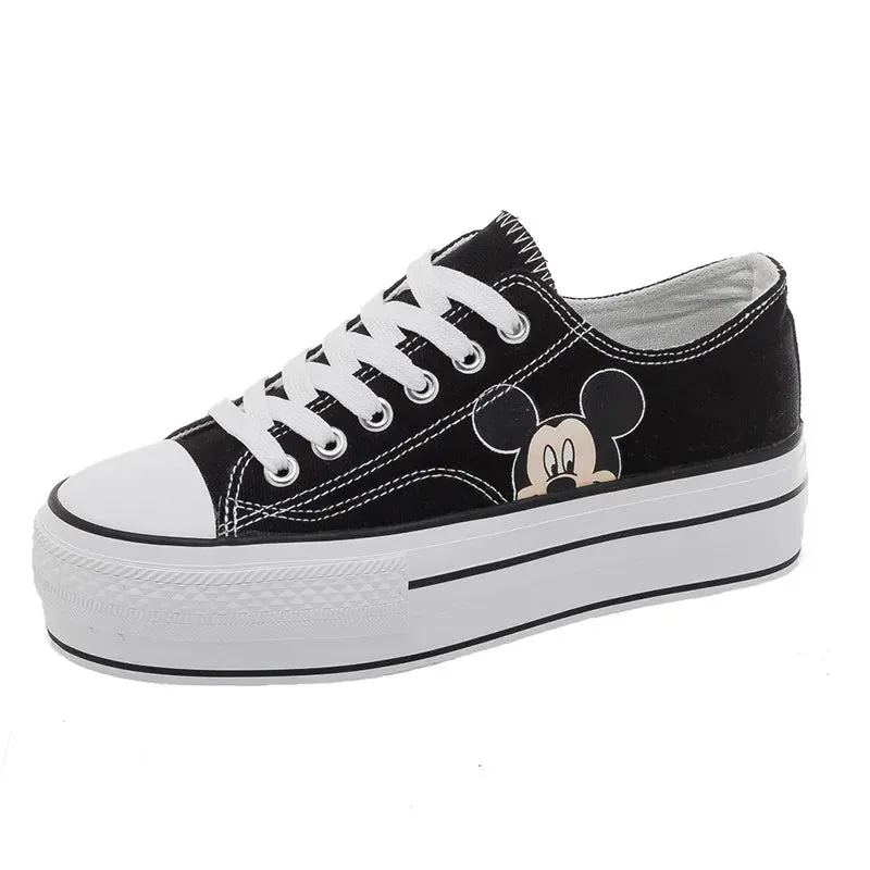 Children's New Breathable Cartoon Frozen Princess Girl Non-slip Soft-soled Casual Shoes Sports Shoes Student Canvas Shoes