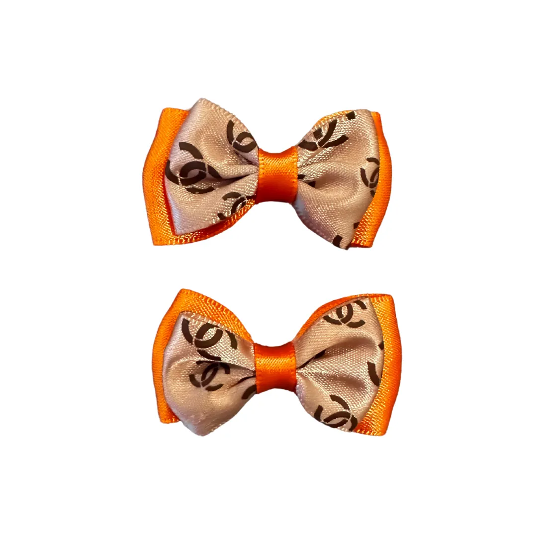 Clip-On Double Mini Bows