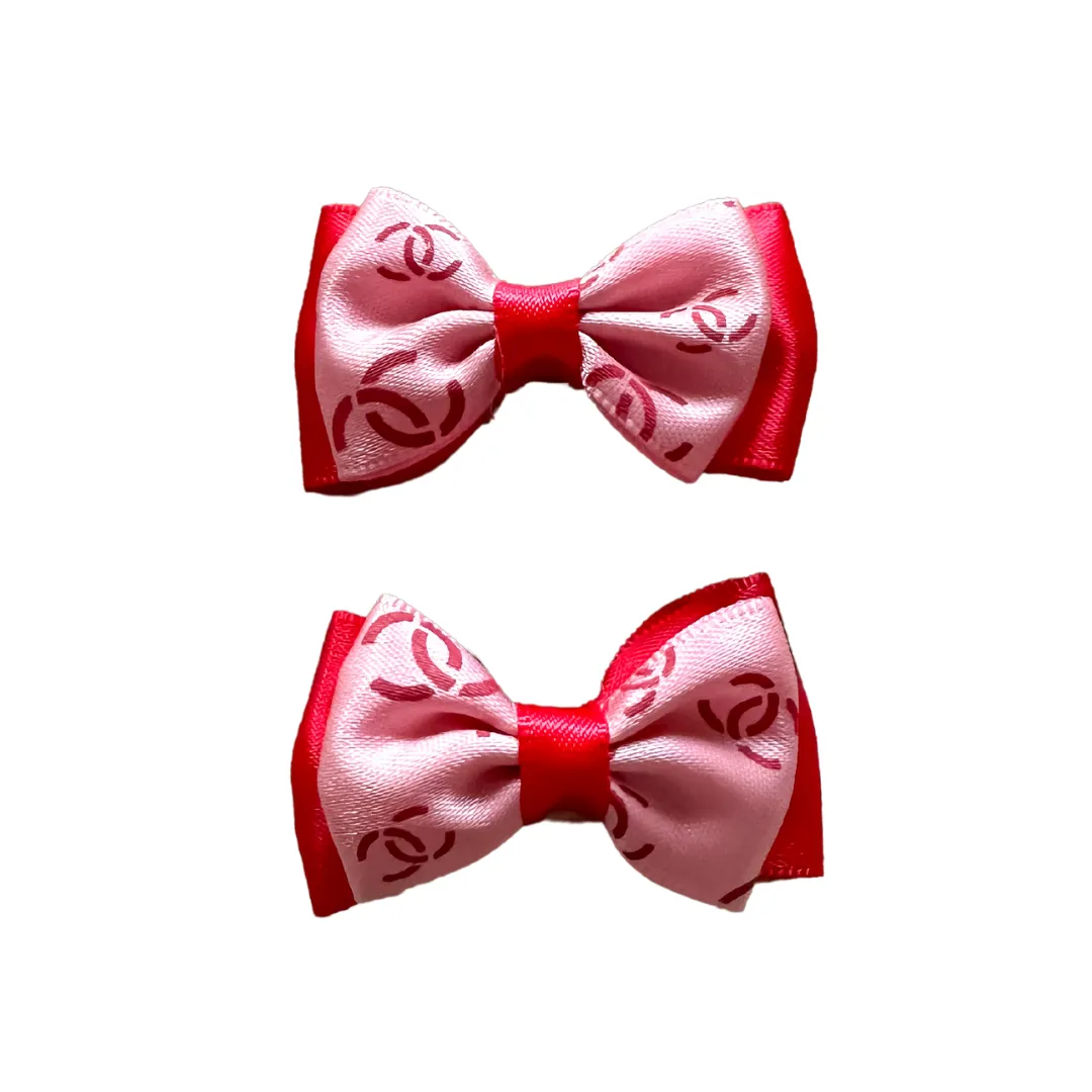 Clip-On Double Mini Bows