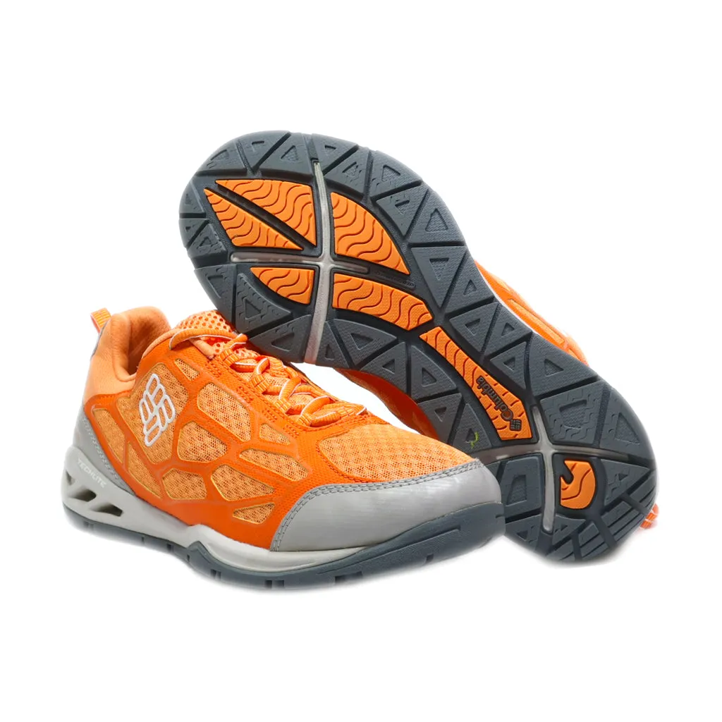 Columbia Sport Shoes Leather Orange Colour For Women