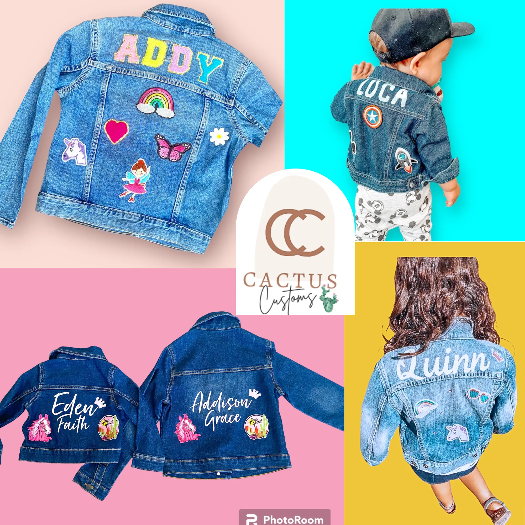 Denim KIDS CUSTOM Jean Jackets | Toddler Jackets