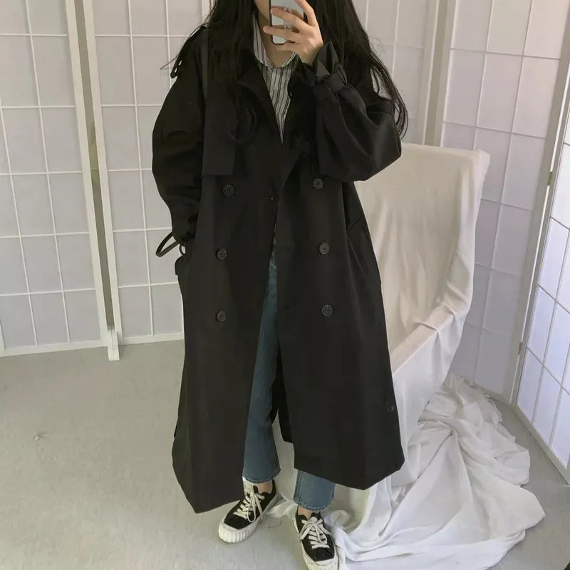 Double-breasted Chic Women Trench Coat