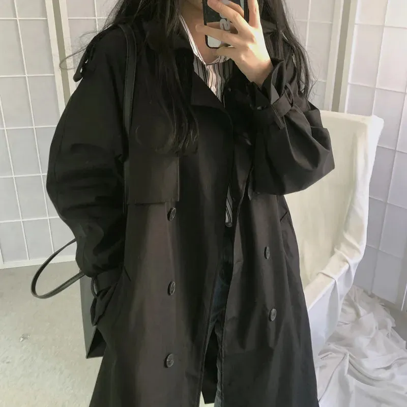 Double-breasted Chic Women Trench Coat