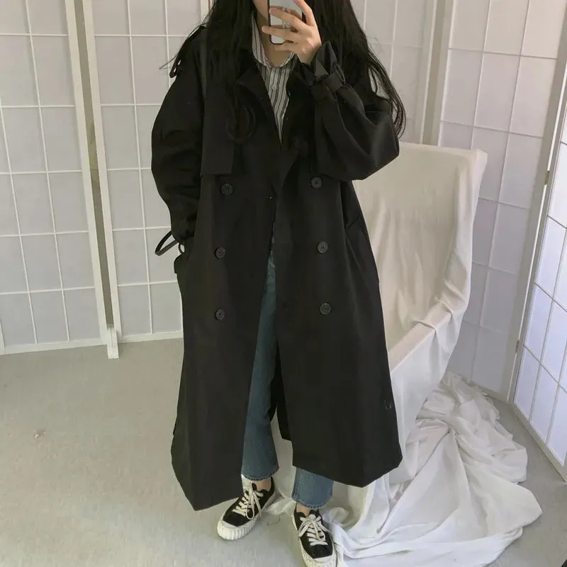 Double-breasted Chic Women Trench Coat