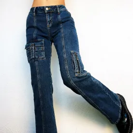 Early 2000s Cargo Jeans (S)