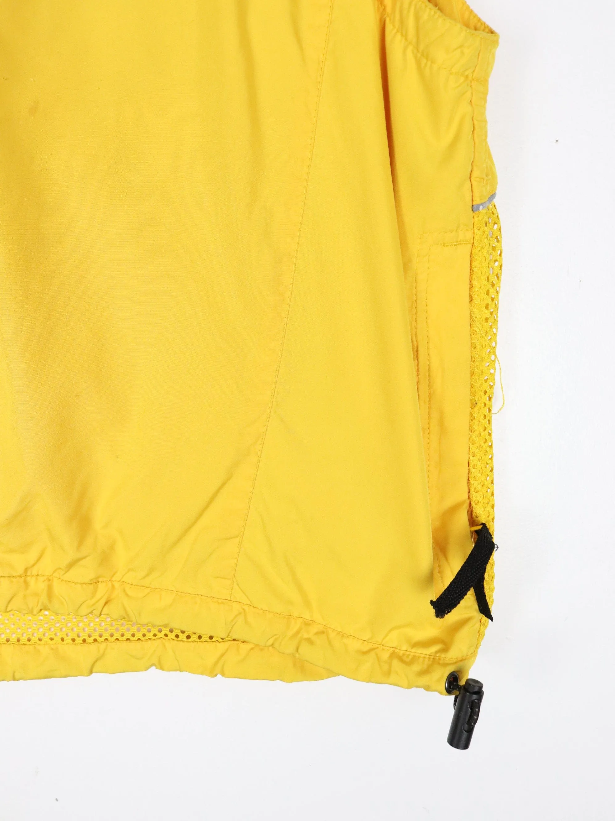 Eddie Bauer Ebtek Vest Mens Medium Yellow Windbreaker
