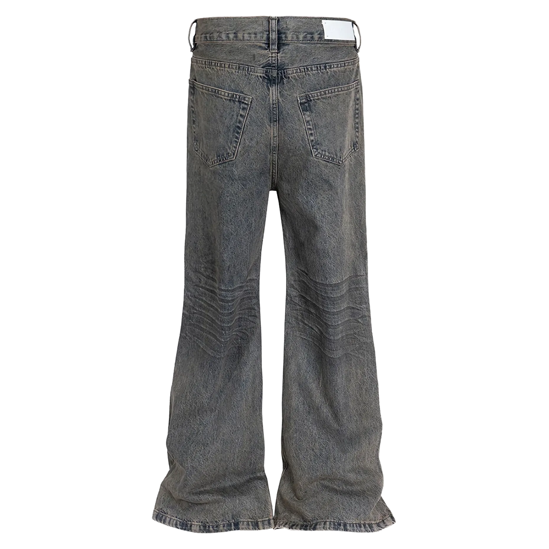 'Elegance' Stonewashed Flare Leg Denim Jeans