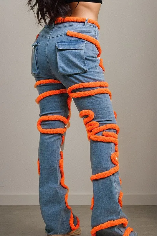 EM Spiral Denim Dynamism Jeans