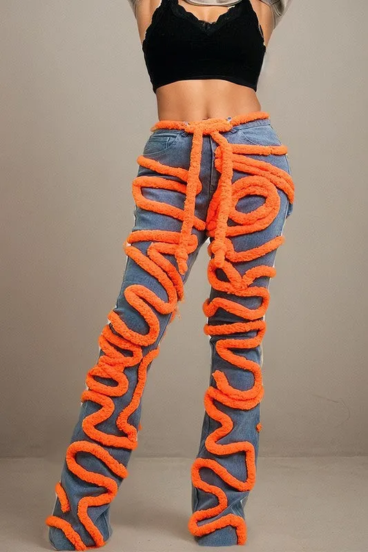 EM Spiral Denim Dynamism Jeans