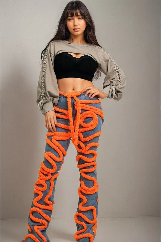 EM Spiral Denim Dynamism Jeans