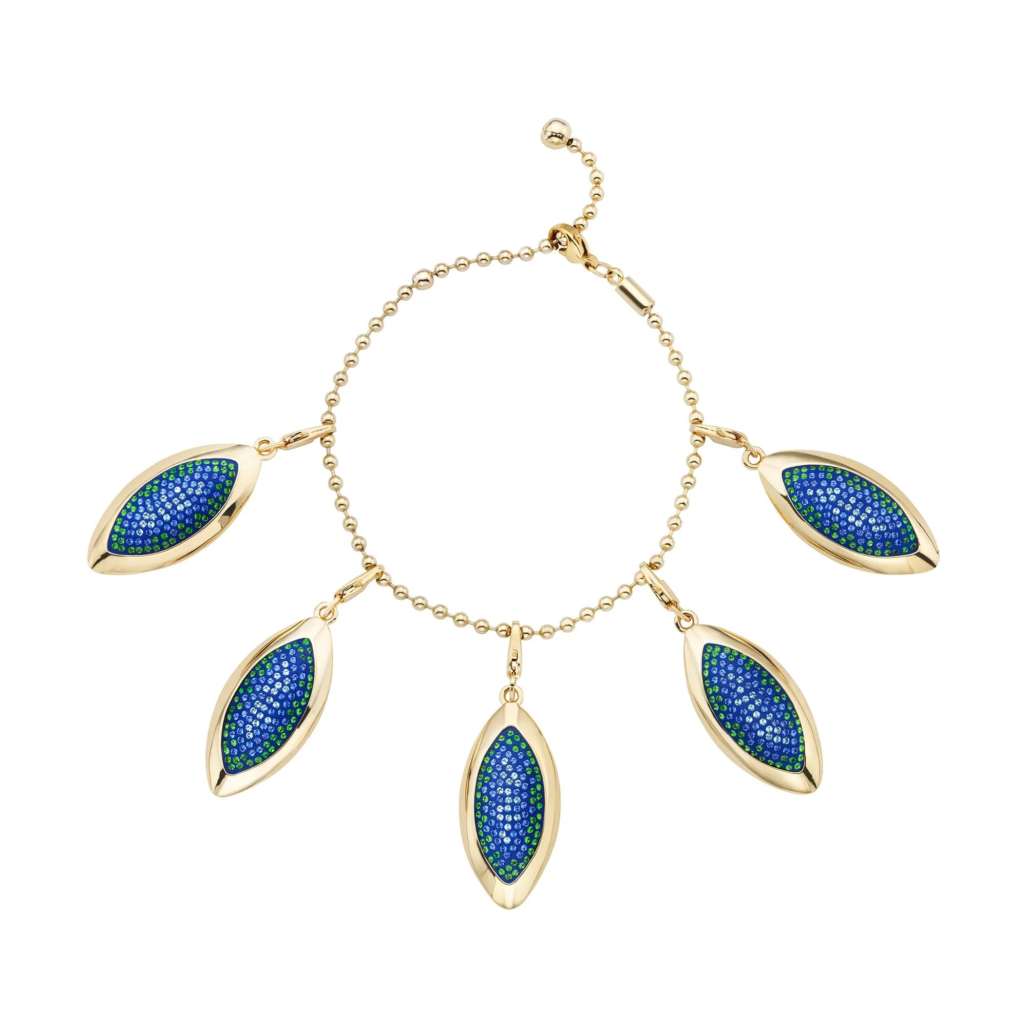 Evil Eye Bracelet, Aquamarine