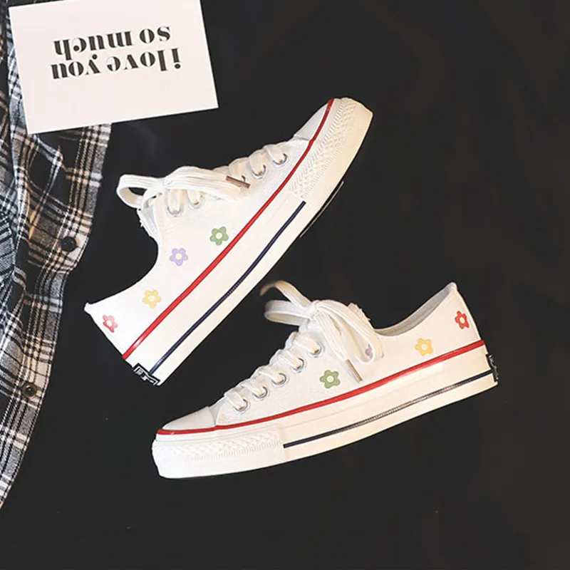 Flower Canvas Shoes AD11033