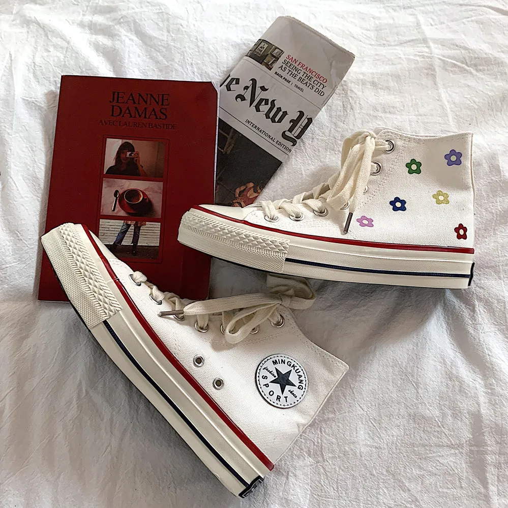 Flower Canvas Shoes AD11033