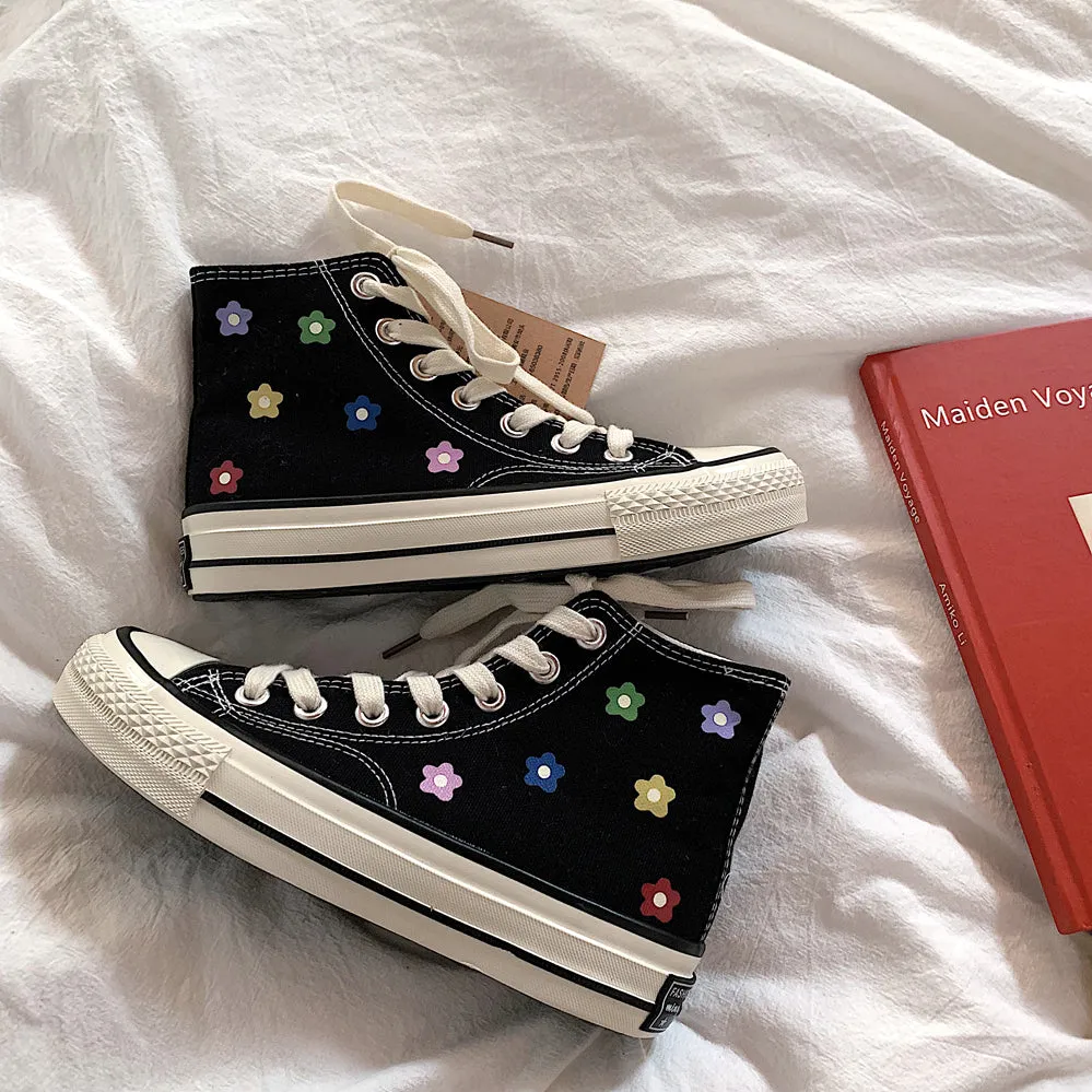 Flower Canvas Shoes AD11033