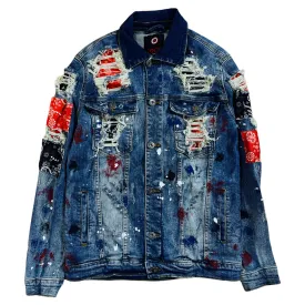 Focus 'Paisley' Denim Jacket (Vintage) 3341-J