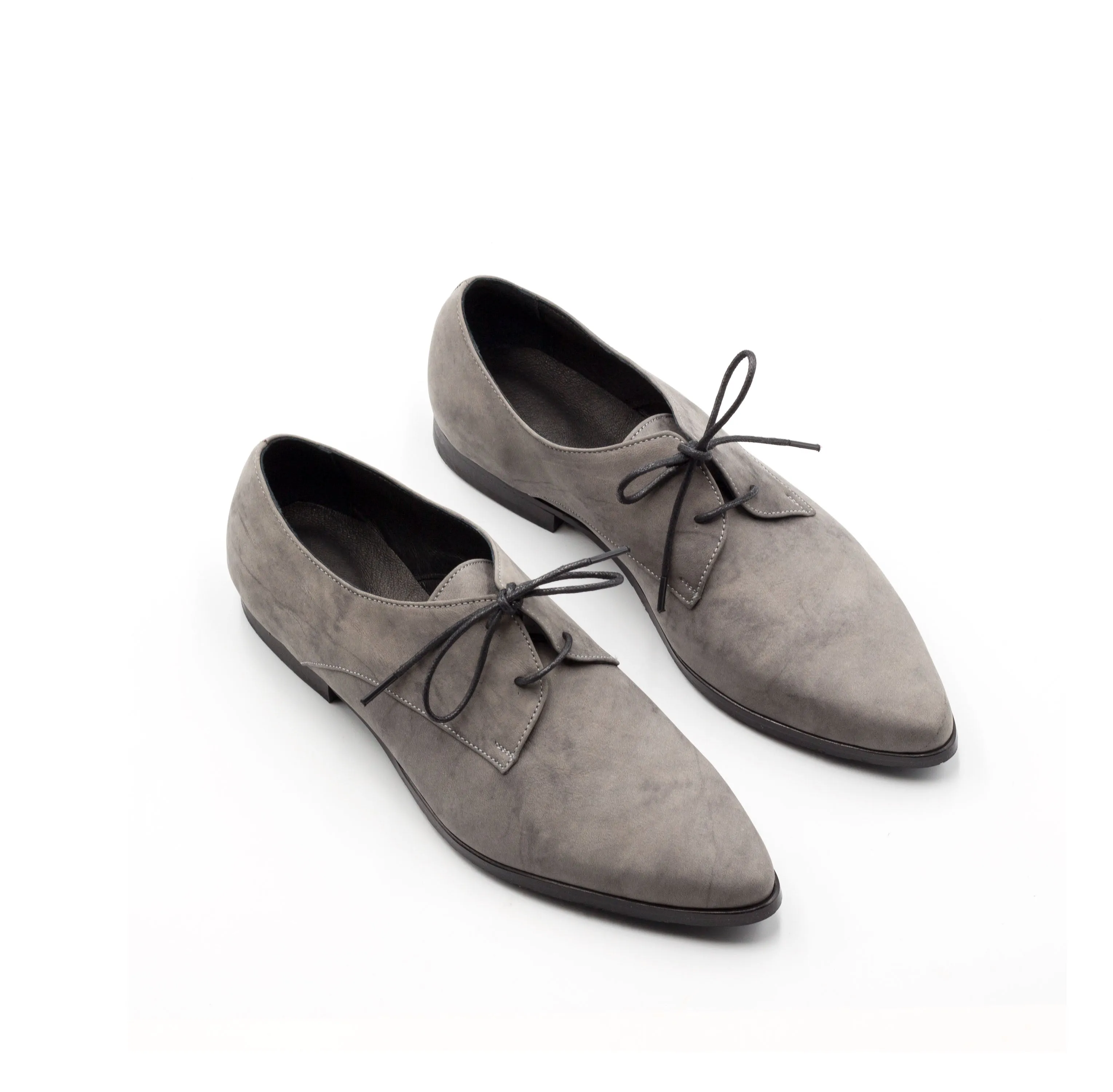 Gray Oxford Shoes
