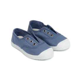 Hampton Canvas Plum - STEEL BLUE (EU 24-36)