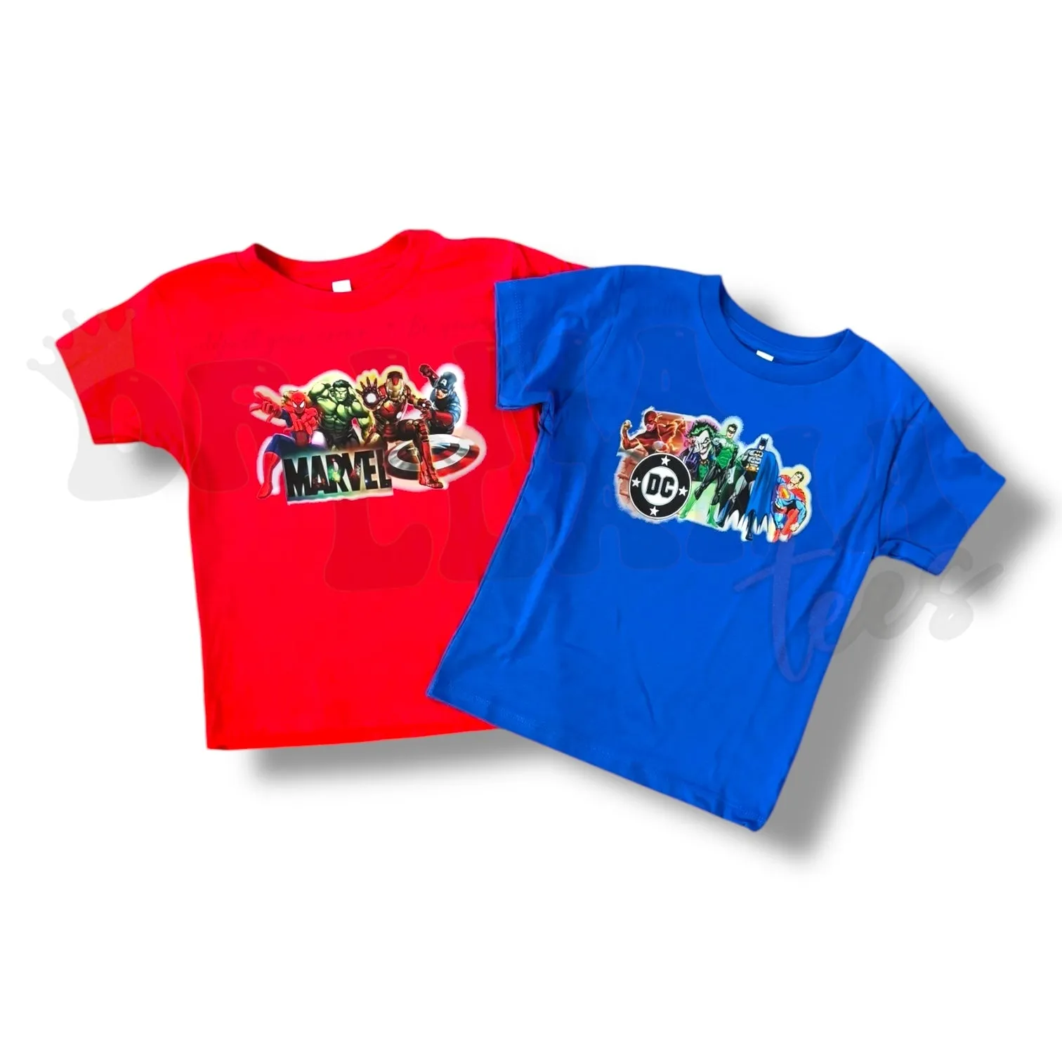 Hero Tees: Pre-Order (Put DCor M in Notes!)