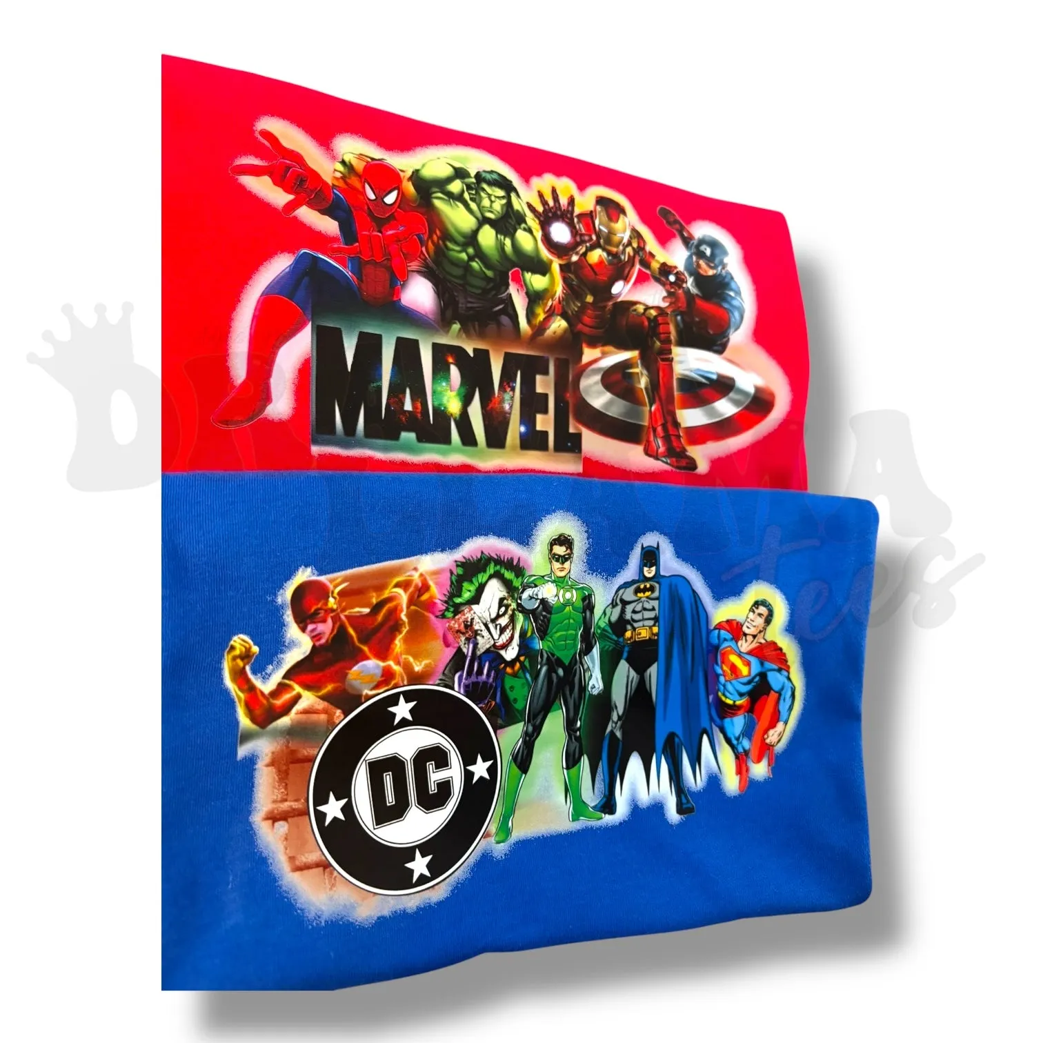 Hero Tees: Pre-Order (Put DCor M in Notes!)