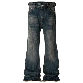 'Indigo' Vintage Flare Leg Denim Jeans