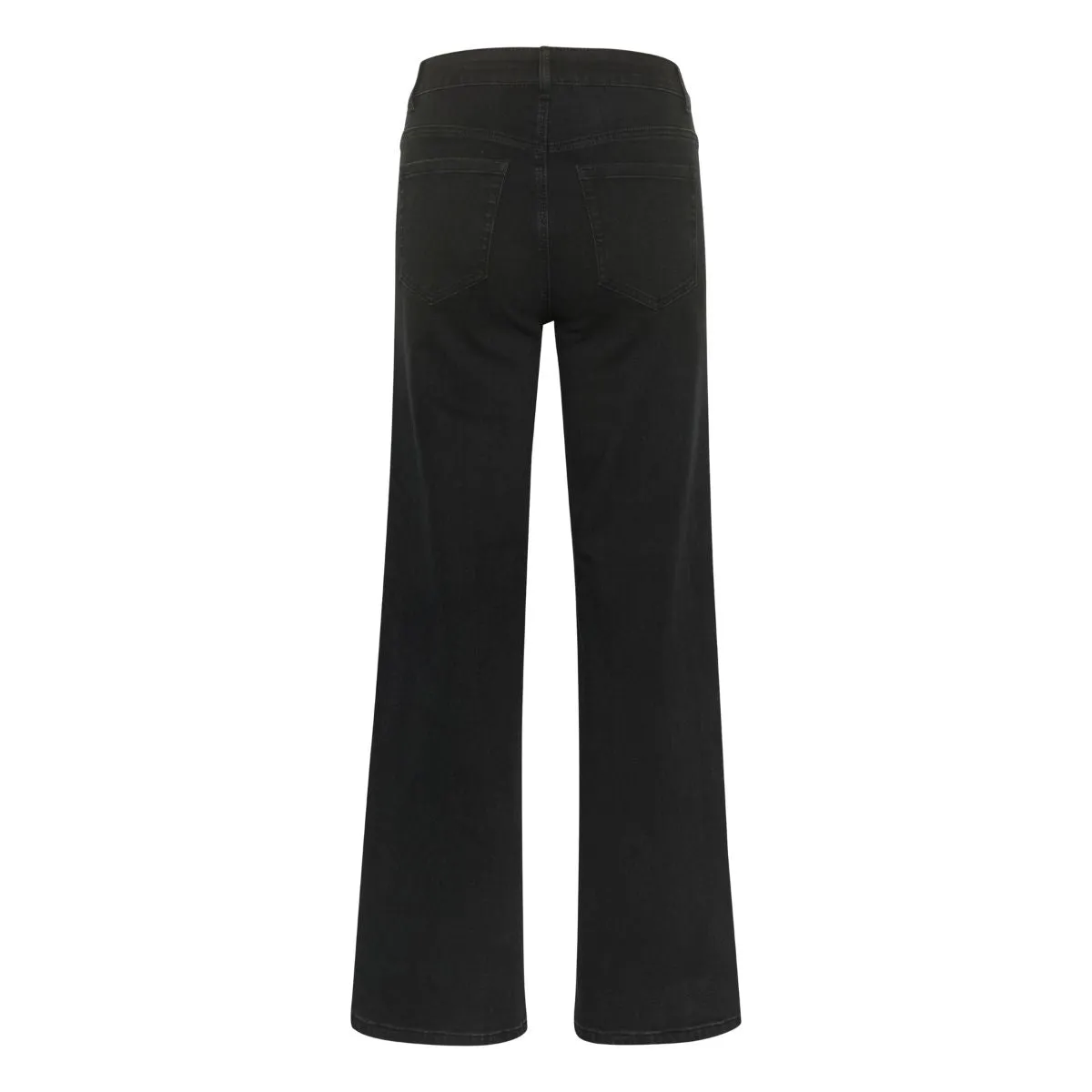 Karla HW Wide Jeans Black Deep