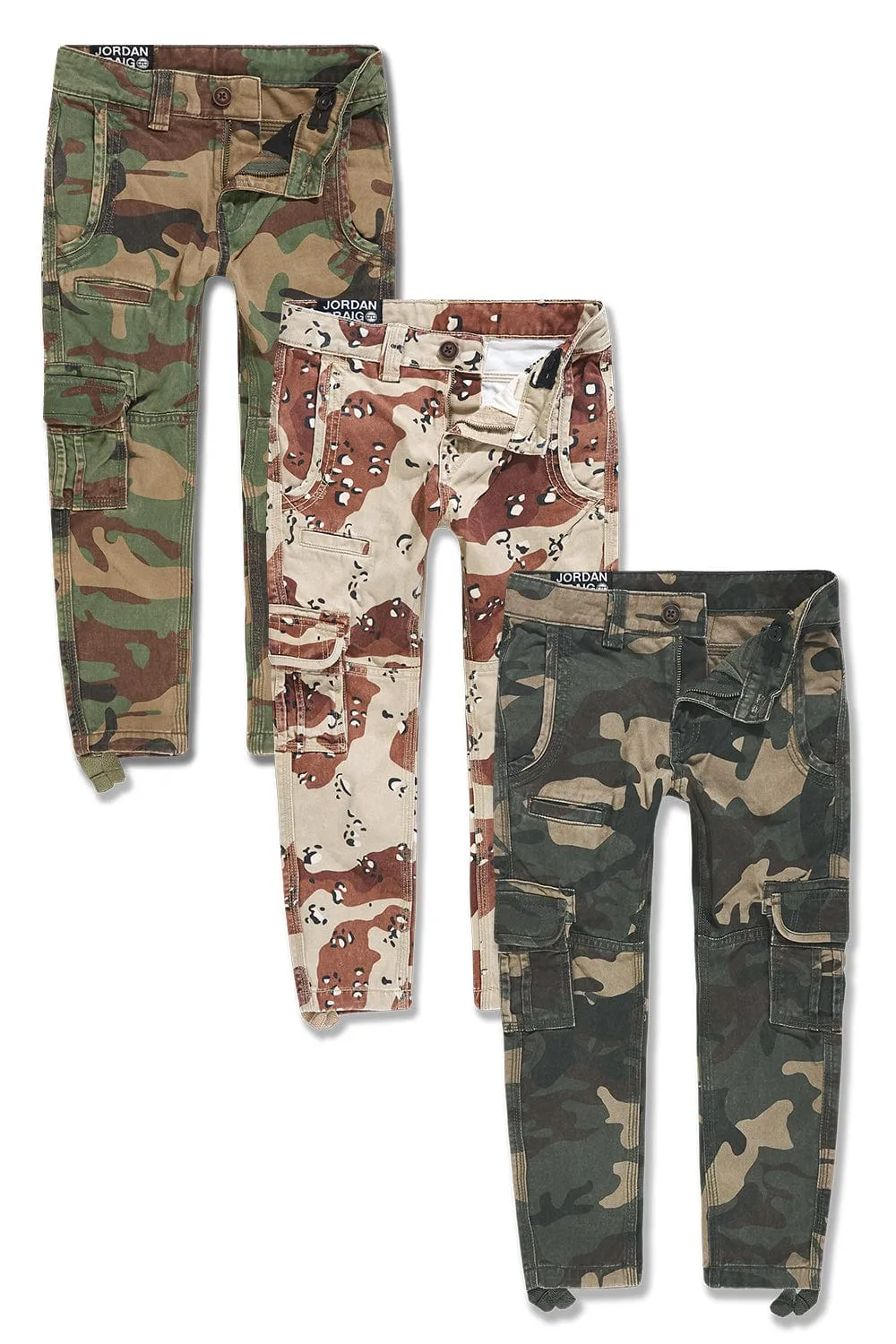 Kids OG Camo Cargo Pants 3 Pack Bundle