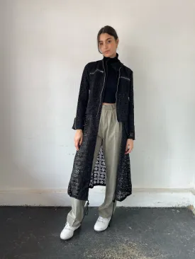 Lace trench
