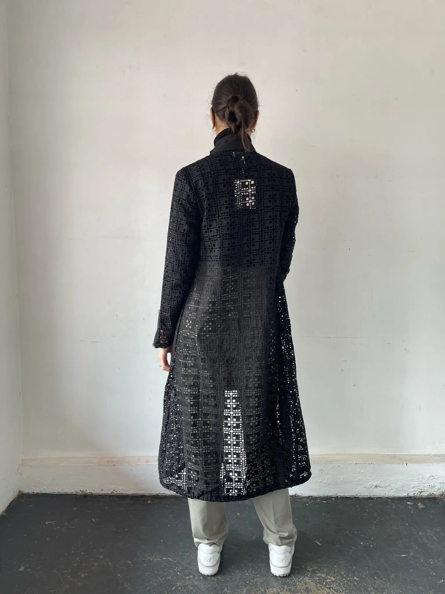 Lace trench