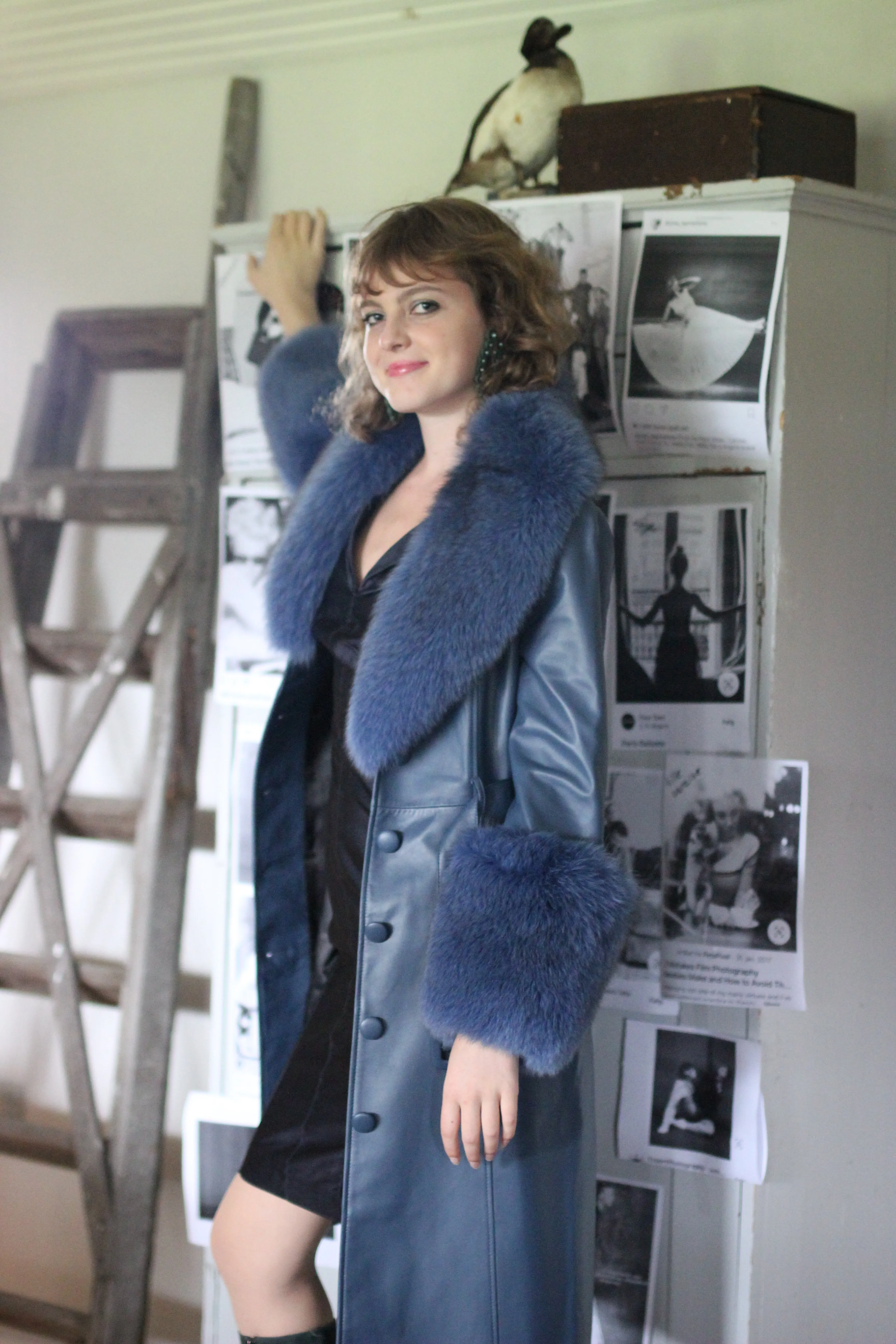 LAURA Trench Coat Dark Blue PRE-ORDER