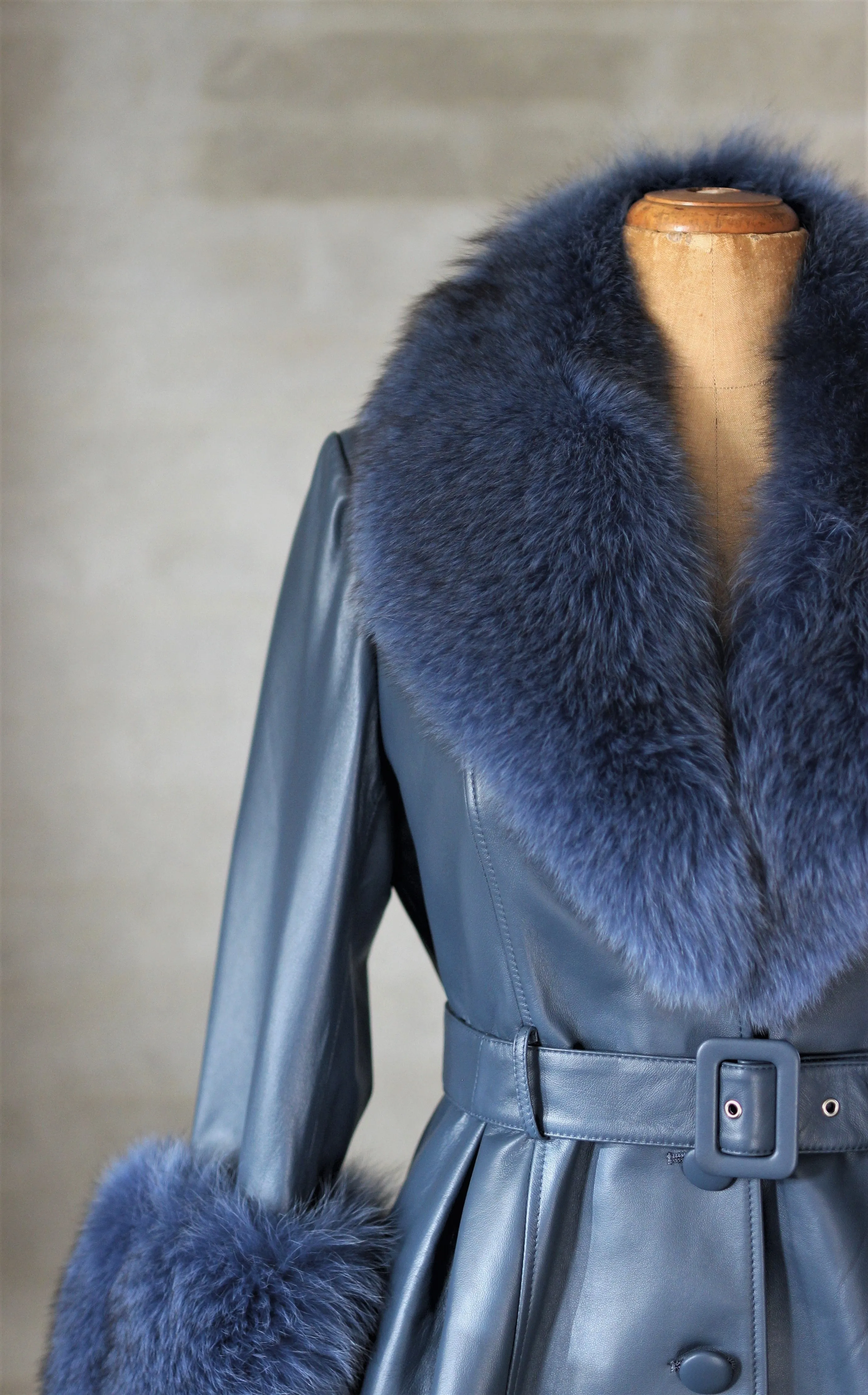 LAURA Trench Coat Dark Blue PRE-ORDER