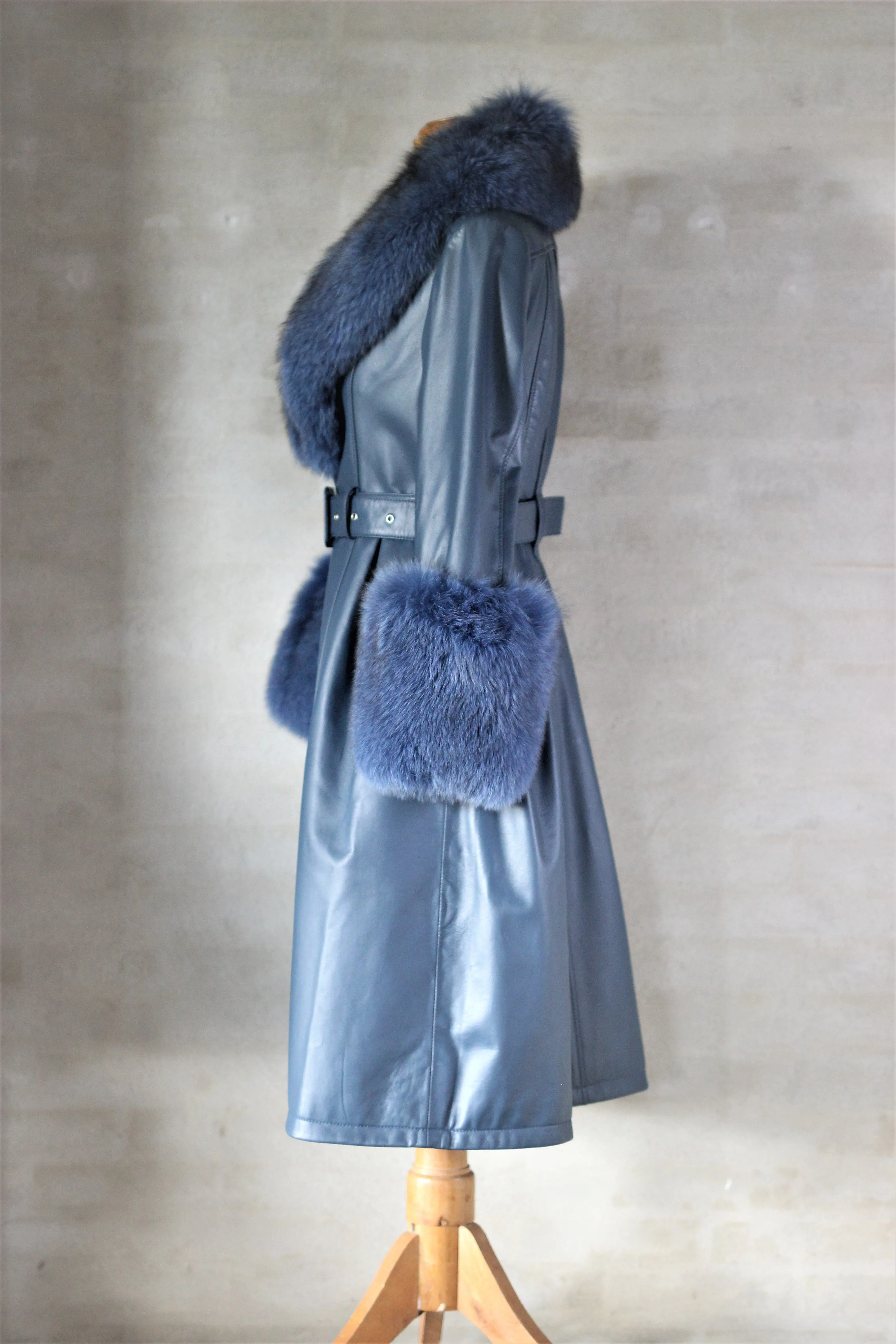 LAURA Trench Coat Dark Blue PRE-ORDER