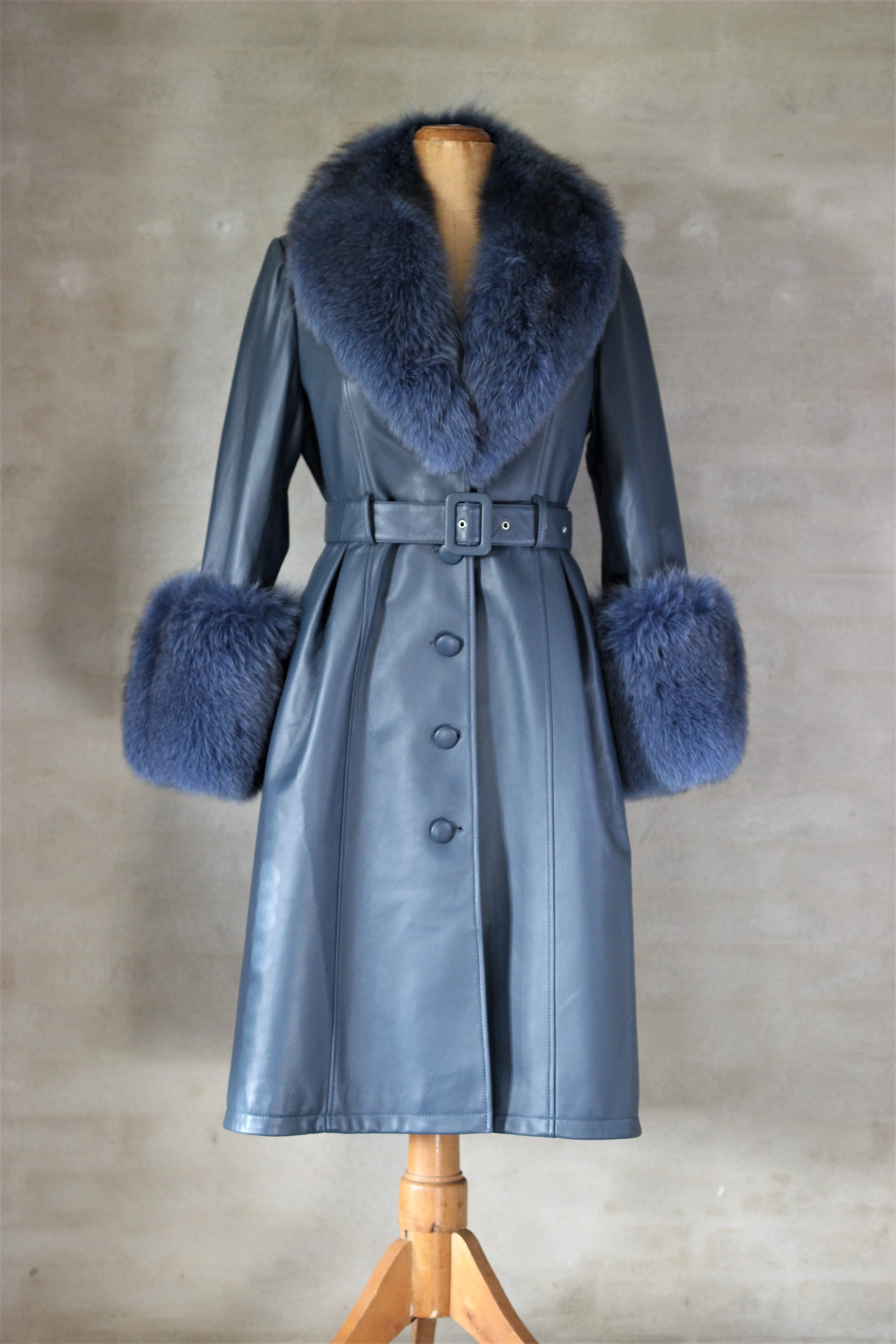 LAURA Trench Coat Dark Blue PRE-ORDER