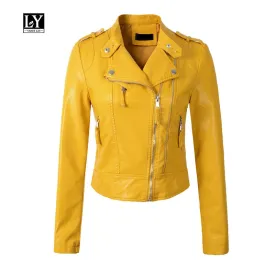Leather Jackets  New Women Fasion