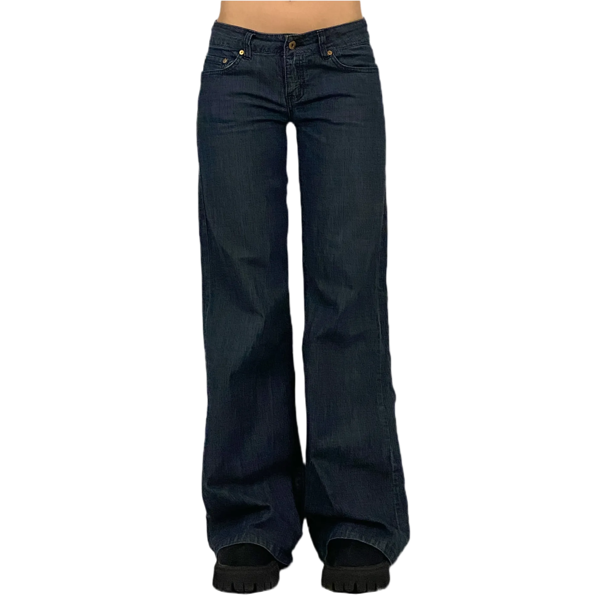 Low Rise Slouchy Jeans (XS)