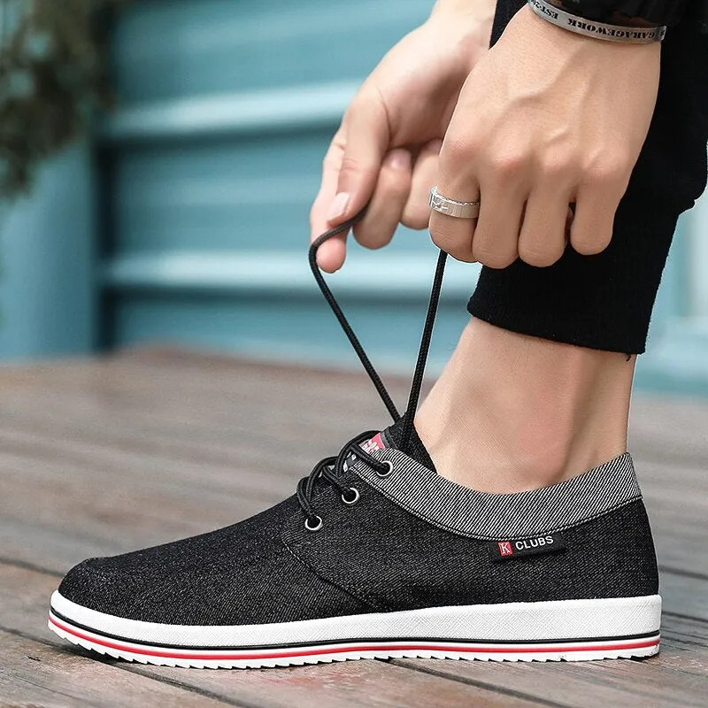 Men Casual Lace-up Canvas - Lazy Shoes  for Outdoor