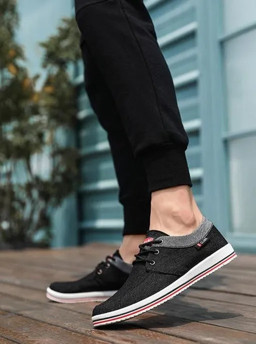 Men Casual Lace-up Canvas - Lazy Shoes  for Outdoor